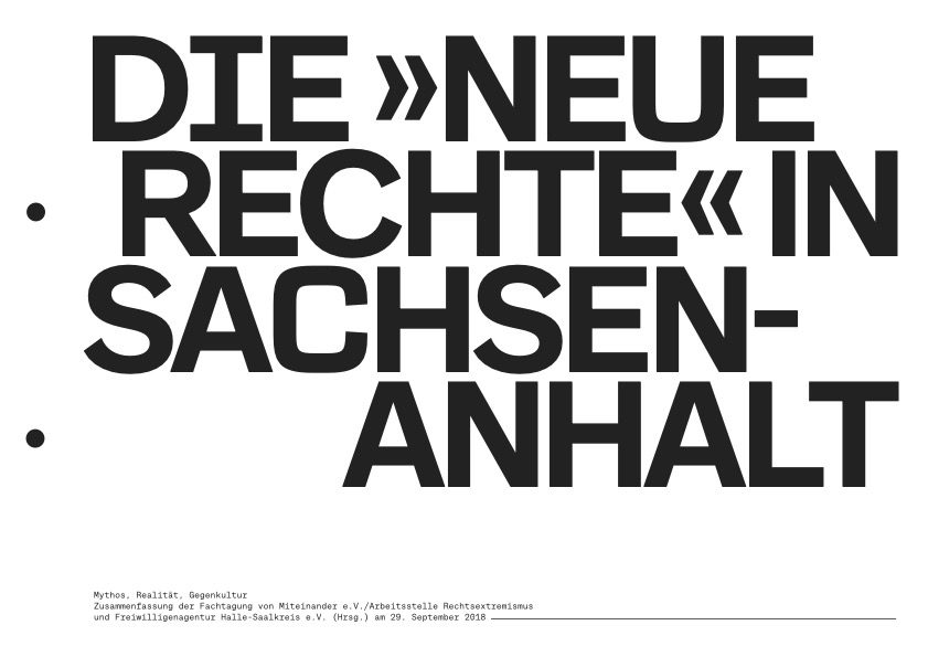 Titelbild einer Broschüre